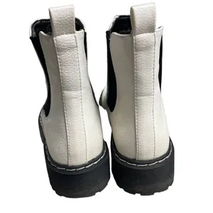 Sincerely Jules white slip on hippie chelsea boots 6 thumbnail 4