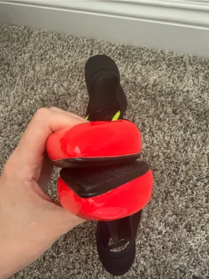 United Nude Red and Black Pointed Toe Mary Jane Heels Size 37 or 6.5 thumbnail 7