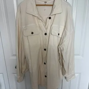 Free People Ruby Jacket Cream Size Medium thumbnail 3
