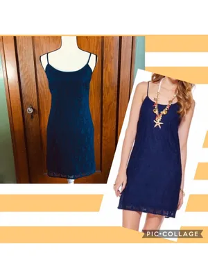 Lilly Pulitzer Dellaria Lace Slip Dress Size S thumbnail 6