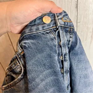 Free People Slim Boyfriend Raw Hem Jeans M2 thumbnail 5