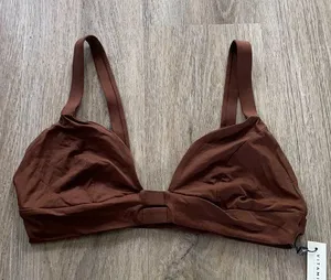 Vitamin A Brown Bikini Top Size 14 DD thumbnail 1