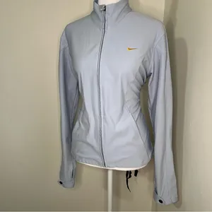 Nike Women's Light Blue Ski running‎ Jacket size M thumbnail 2