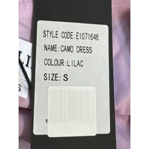 Elliatt Asymmetric Satin Cocktail Midi Women's Dress Lilac Size Small thumbnail 8