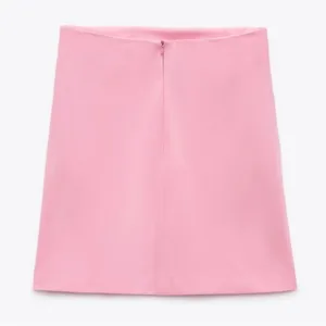 ZARA High-Waisted Draped Mini‎ Skirt in Light Pink Size Small Bloggers Fav NEW thumbnail 7