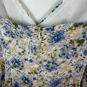 NWT En Saison Floral Midi Slip Dress Size XS Cottage Feminine Wedding‎ Romantic thumbnail 6