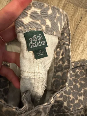 Wild fable cheetah pants thumbnail 3