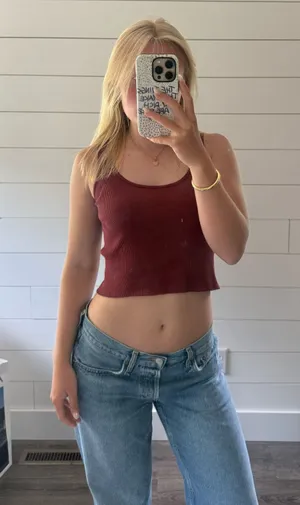 Brandy Melville Red Tank Top thumbnail 1