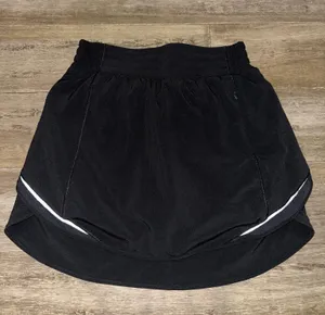 Lululemon Hotty Hot High-Rise Skirt Black thumbnail 1
