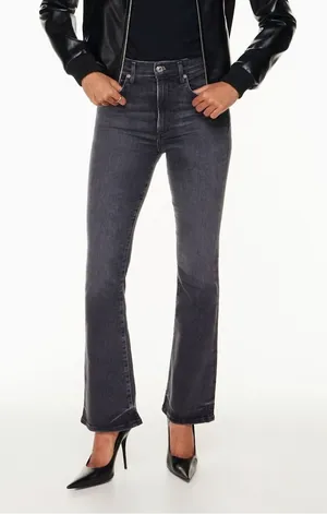 NWOT Citizens of Humanity Lilah kick flares jeans black 25 thumbnail 1
