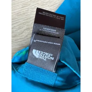 THE NORTH FACE size 12 women's REVERSIBLE Swim Board Shorts Blue/Green Plaid thumbnail 5