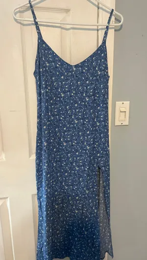 Reformation Blue Dress thumbnail 1