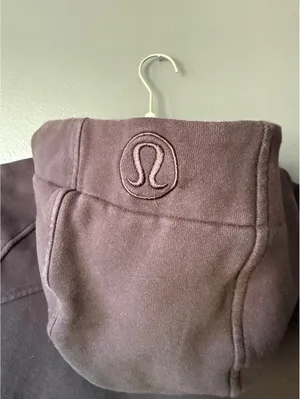Lululemon Black Zip-Up Hoodie with Thumb Holes and Hood thumbnail 3