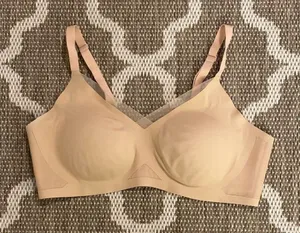 HoneyLove crossover bra, size extra large Tan thumbnail 1