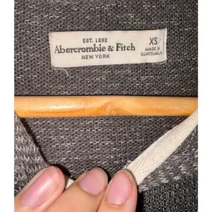 Abercrombie & Fitch Marled Gray Knit Zip Up Hooded Hoodie Sweatshirt Top Size XS thumbnail 4