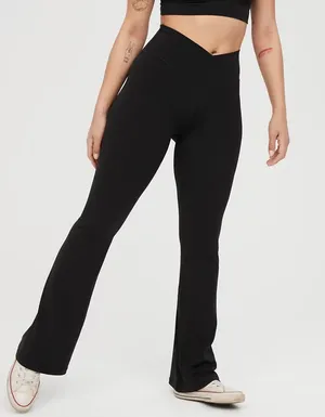 Aerie OFFLINE by Flare Crossover Leggings High-Waisted thumbnail 2
