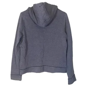 Hollister Navy Blue HCO Logo Hooded Long Sleeve Pullover Sweatshirt Women Sz L thumbnail 2