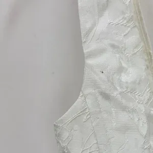 Lulus Radiant Flair Ivory Floral Jacquard Bustier Skort Romper Bridal XS NWT thumbnail 14