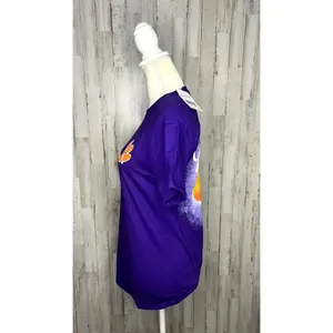 NWT Clemson Tigers Unisex Small Purple Paw Logo "Go Tigers" Short Sleeve T-Shirt thumbnail 5