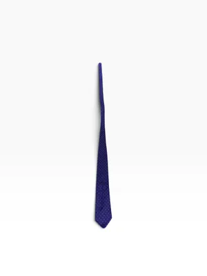 Brooks Brothers Makers Silk Tie Purple Blue Dot Extra Long 61” Made USA thumbnail 2