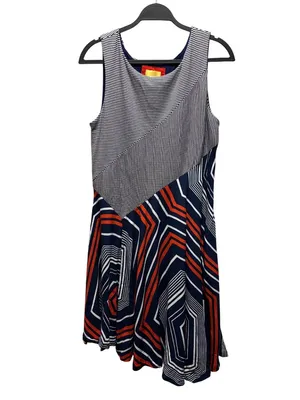 Maeve Anthropologie Sleeveless Cameron Asymmetrical Dress Size L thumbnail 2