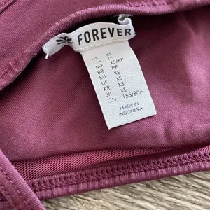 Forever 21 matching set workout gym yoga athletic purple sports bra leggings XS thumbnail 3