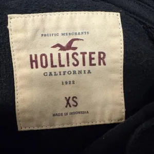 2008 | Hollister Y2K Floral Rose Embroidered Cropped Hoodie Sweatshirt Black XS‎ thumbnail 5