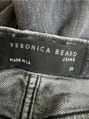 Veronica Beard Blake Classic Straight High Rise Washed Black 29 thumbnail 5