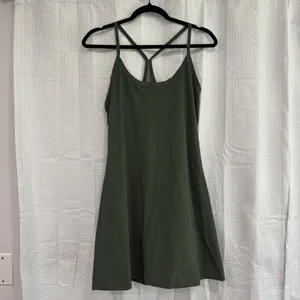 Outdoor Voices Dress Size Medium Exercise Athletic Mini Evergreen Green thumbnail 2