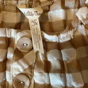 Matilda Jane Annabelle Off-Shoulder Plaid Gingham Blouse Top‎ Size M thumbnail 3
