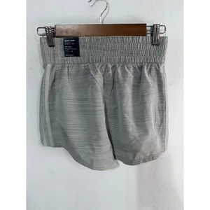 Adidas Pacer Woven High Training Shorts Women XS Grey 3" Inseam Athlesiure Yoga thumbnail 5