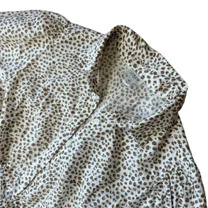 J.Crew Womens Brown Animal Print Short Sleeve Collared Mini Dress Size 4P thumbnail 4