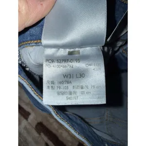 Levi's 31x30 720‎ High Rise Super Skinny Jeans Ripped Distressed Hyper Stretch thumbnail 4