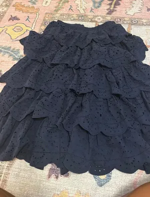 A loves A Navy ruffle skirt thumbnail 1