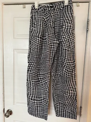 Motel Rocks Pants black and white- small thumbnail 2