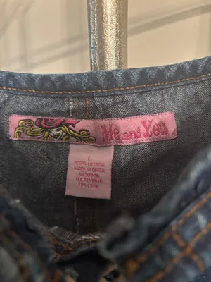 Me and You Denim Lace-Up Dress thumbnail 4