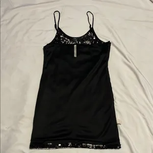 Sparkling Black and Silver Sequin Dress Size L thumbnail 6