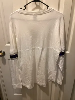 PINK Victoria's Secret White Tee with Purple Lettering thumbnail 6