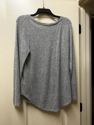 Old Navy Grey Long Sleeve Shirt thumbnail 4