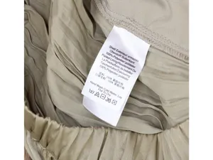 NWT DKNY Womens Crushed Crease Woven Midi Skirt P5DNSB53 Pale Moss Brown Green M thumbnail 10