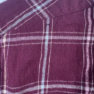 Woolrich Women’s Size 10 Plaid Flannel Button Front Long Sleeve Shirt Burgundy thumbnail 11