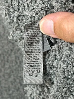 SKIMS Gray Cozy Knit Wrap Crop Top Long Sleeve Tie Waist L/XL thumbnail 11