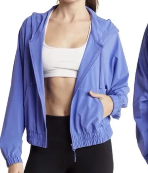 Z‎ By Zella Women's Full Zip Lightweight Hoodie Jacket Purple Size XS Athleisure thumbnail 1