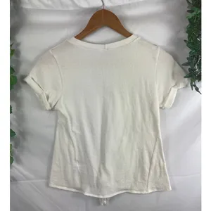 Alya Tie bottom white tshirt XS thumbnail 5