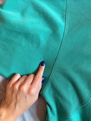 Vintage Havana Green/Teal Two-Piece Sweatshirt & Shorts Set Sweatset thumbnail 7