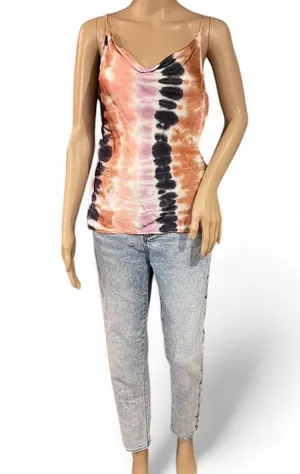 Driftwood Gizelle Straight Leg Blue Jeans Raw Hem Mid-rise Embroidered Size 28 thumbnail 2