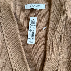 Madewell Brown Button-Up Sweater thumbnail 2