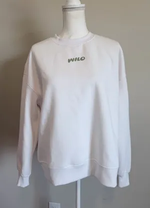 Wilo the Label wellness oversized Crewneck women's size small NWT thumbnail 1