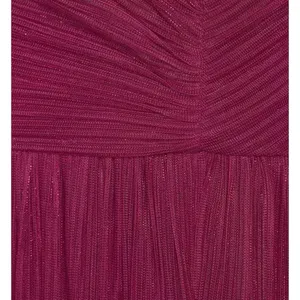 NWT Alex Evenings Fuchsia Pink Shimmer‎ Sleeveless Maxi Gown Dress Size 10 thumbnail 3
