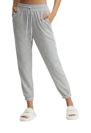 Fabletics Waffle Knit Joggers Gray Size XL Athleisure Cozy Casual Spring Workout thumbnail 1